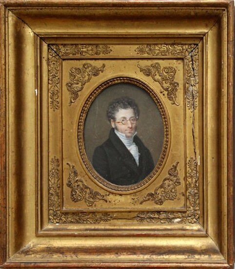 Sophie DUPRAT (c.1810-?) Portrait d'homme…