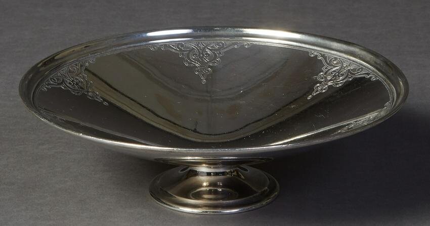 Sterling Circular Footed Compote, early 20th c., by