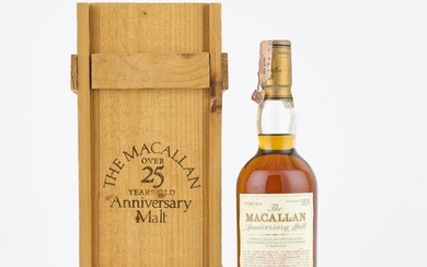 The Macallan 25 Year Old Anniversary Malt 43.0 abv 1962 (1 BT)