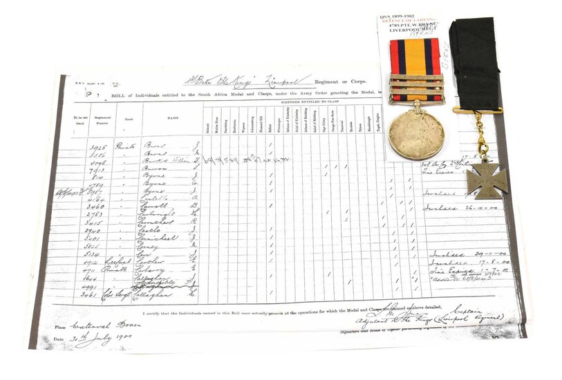 A Queen's South Africa Medal