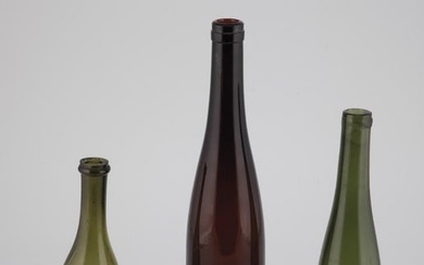 Three bottles (including Rhine wine)