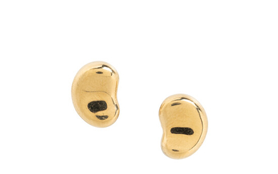 Tiffany & Co., Elsa Peretti "Bean" 18kt Gold Earrings