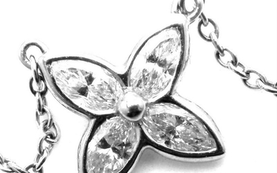 Tiffany & Co Platinum Diamond Small Victoria Pendant