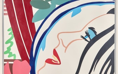 Tom Wesselmann (American, 1931-2004) - Bedroom Face with Tulip