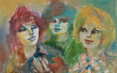 Tre donne, Mino Maccari (Siena 1898 - Roma 1989)