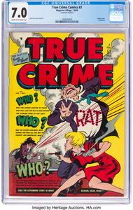 True Crime Comics #3 (Magazine Village, 1948) CGC...