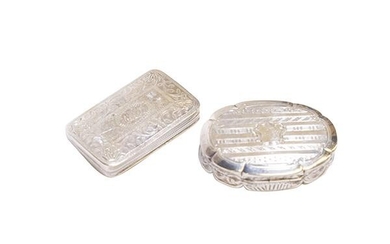 Two 19th Century Sterling Silver Compacts