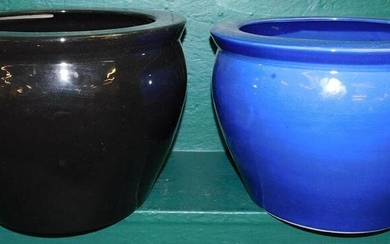 Two Porcelain Jardinières