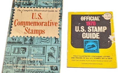 Two Vintage Paperback US Stamp Guide Books