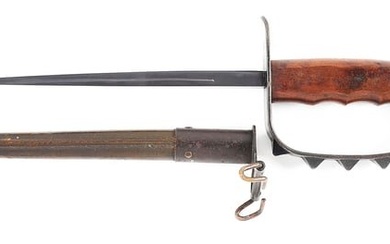 US WWI L.F. & C. MODEL 1917 TRENCH KNIFE.