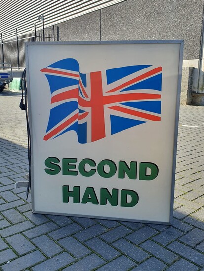Union Jack Second Hand Light Up Sign