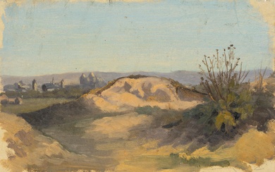 Unknown (19th), Dune near a town, Oil