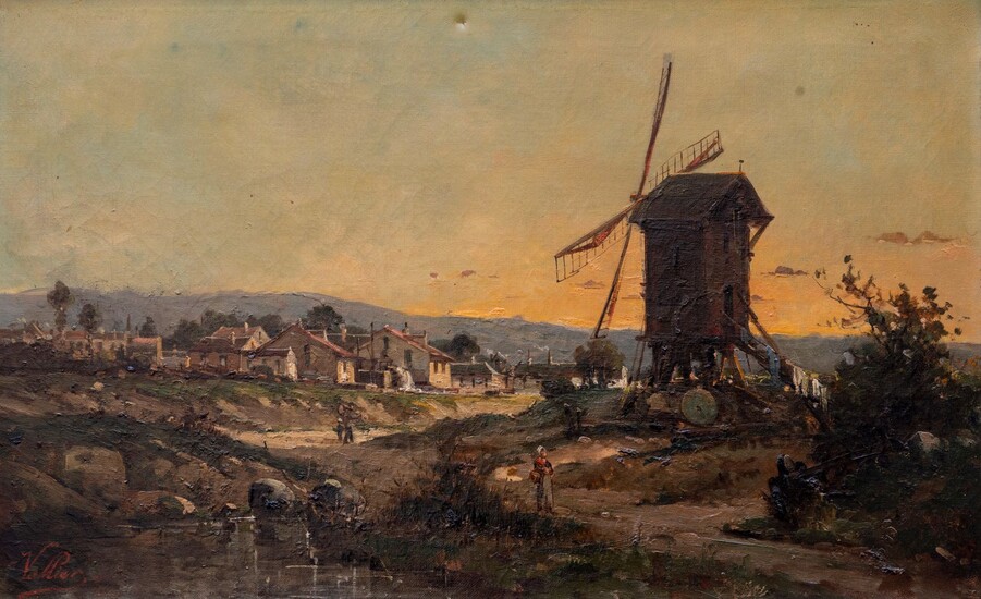 VALLIER (XIXème siècle) Le moulin Huile…
