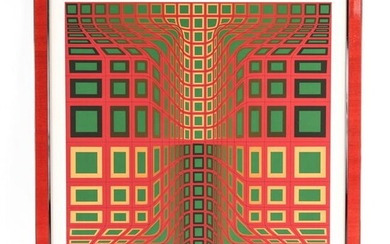 VICTOR VASARELY (FRENCH 1906-1997) OP ART