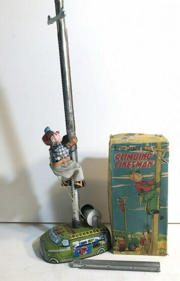 VINTAGE MADE IN JAPAN BATTERY OPERATED CLIMBING