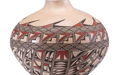 Venora Silas (Hopi-Tewa, act. 1990s) Polychrome Pottery Jar
