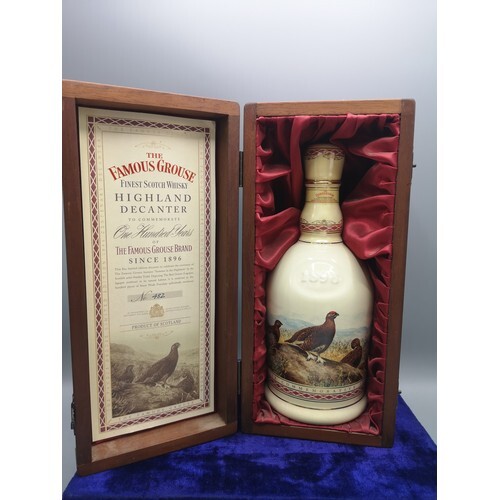 Very rare edition 492/500 the famous grouse highland decant...