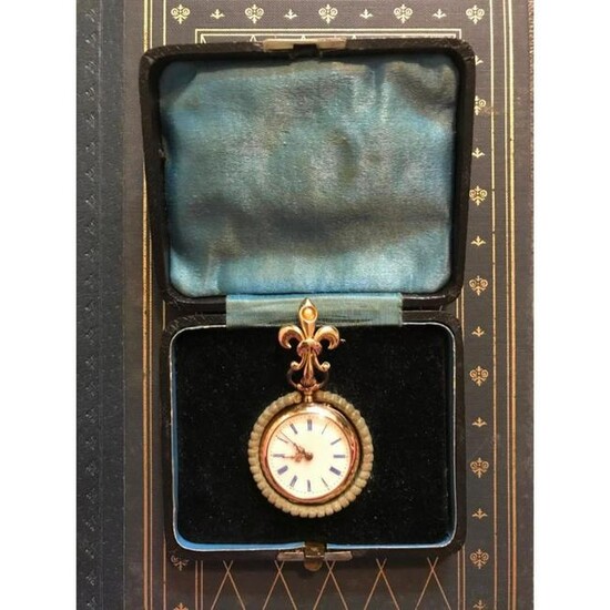 Victorian 14k Gold Pocket Watch & Fob