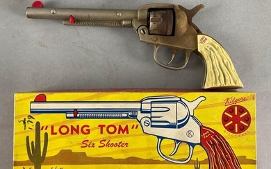 Vintage Kilgore Long Tom Cast Iron Toy Cap Gun