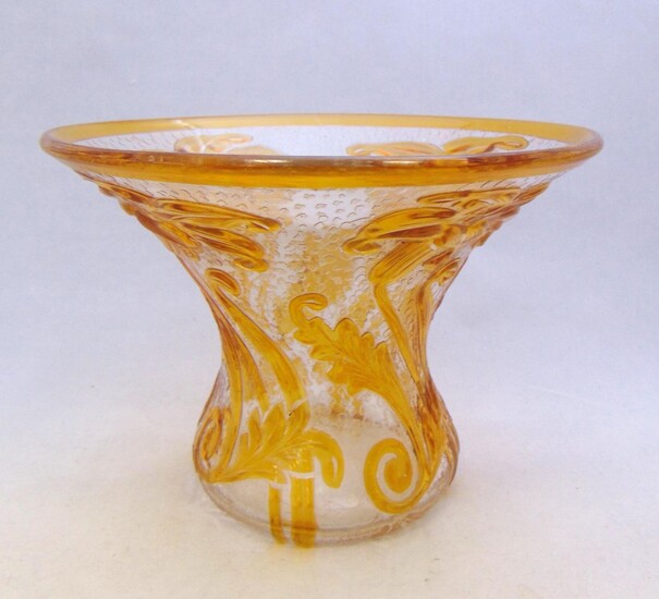 Webb English cameo glass vase