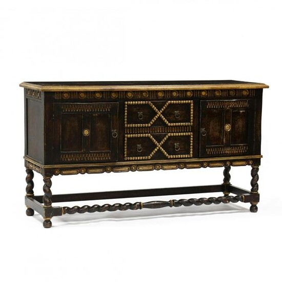 William and Mary Style Painted Sideboard