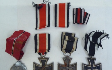 World War II military medals: to include an Iron Cross (Plea...