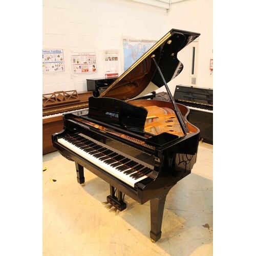 Yamaha (c2010) A 5ft 3in Model C1 grand piano in a bright eb...