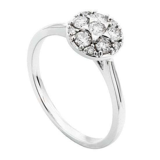0.50 tcw Diamond Ring - 14 kt. White gold - Ring - 0.50 ct Diamond - No Reserve Price