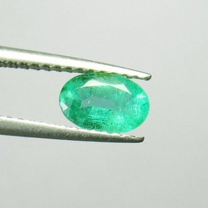 0.70 Ct Genuine Zambian Emerald Oval Cut