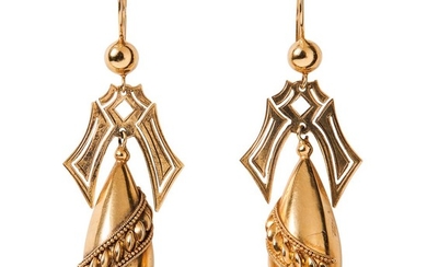 15kt Gold Drop Earrings