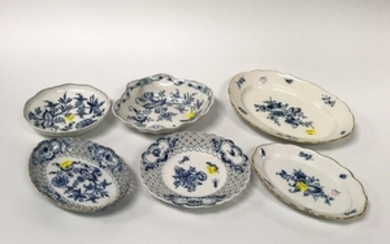 Group of Meissen Blue and White Porcelain Tableware.