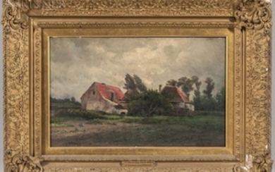 Hendrik-Dirk Kruseman Van Elten (American, 1829-1904) The Approaching Storm, Holland