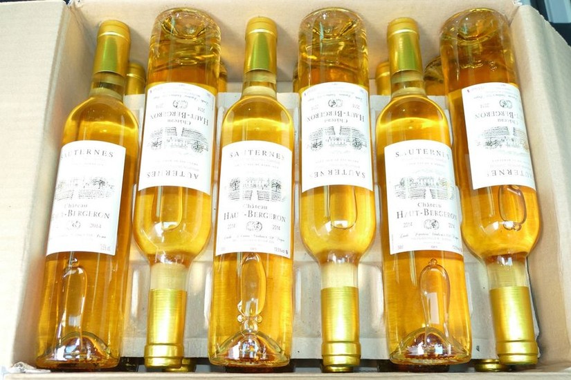 12 Demi Btles Château Haut Bergeron 2014 Sauternes…