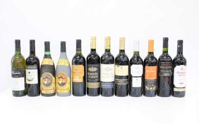12 bottles Mixed Lot Collection of Mature Red Spanish Reservas and Gran Reservas