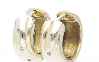 14 kt. Gold - Earrings Diamond