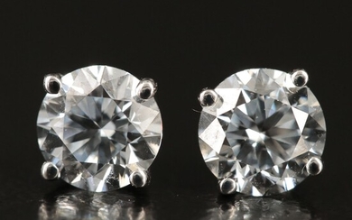 14K 1.40 CTW Lab Grown Diamond Stud Earrings