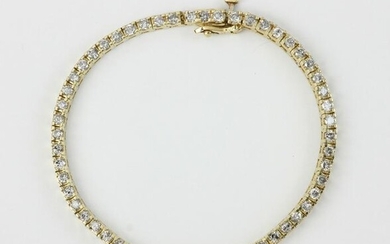 14k Diamond Tennis Bracelet