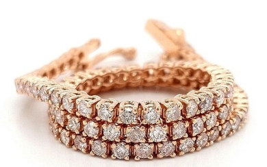 1.70ct Pink Diamonds - 14 kt. Pink gold - Bracelet - ***NO RESERVE PRICE***