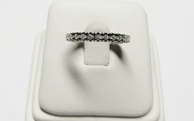 18 kt. White gold - Ring - 0.46 ct Diamond