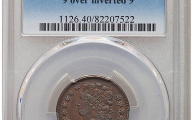 1809/6 1/2 C 9 Over Inverted 9, BN, MS