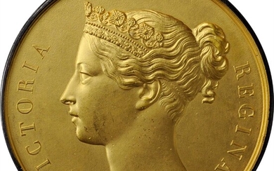 1843 Scinde Meeanee/Hyderabad medal. Gilt silver, 36 mm. MY-111, BBM-64.