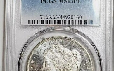 1885 O Morgan Dollar PCGS MS-63 PL