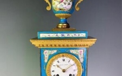 18TH C. SEVRES CLOCK BY JULIEN LEROY (1686-1759)