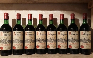 1975 Château Bellegrave - Jean Bouldy - Pomerol - 8 Bottles (0.75L)