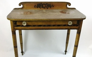 19th C. Painted Pine Washstand