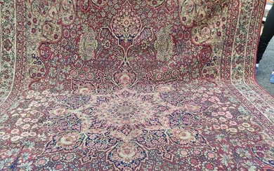 19th century Old Persian Kirman - Carpet - 480 cm - 330 cm