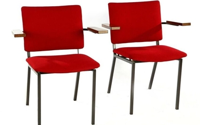 2 armchairs Gerrit Veenendaal for Gispen Kembo