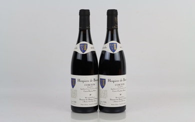 2 bouteilles de CORTON Grand Cru des HOSPICES... - Lot 131 - Alexandre Landre Beaune