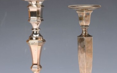 2 candlesticks, probably USA, around 1900, 1...