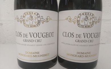 2018 Clos de Vougeot Grand Cru - Domaine Mongeard Mugneret - Bourgogne Grand Cru - 2 Bottle (0.75L)